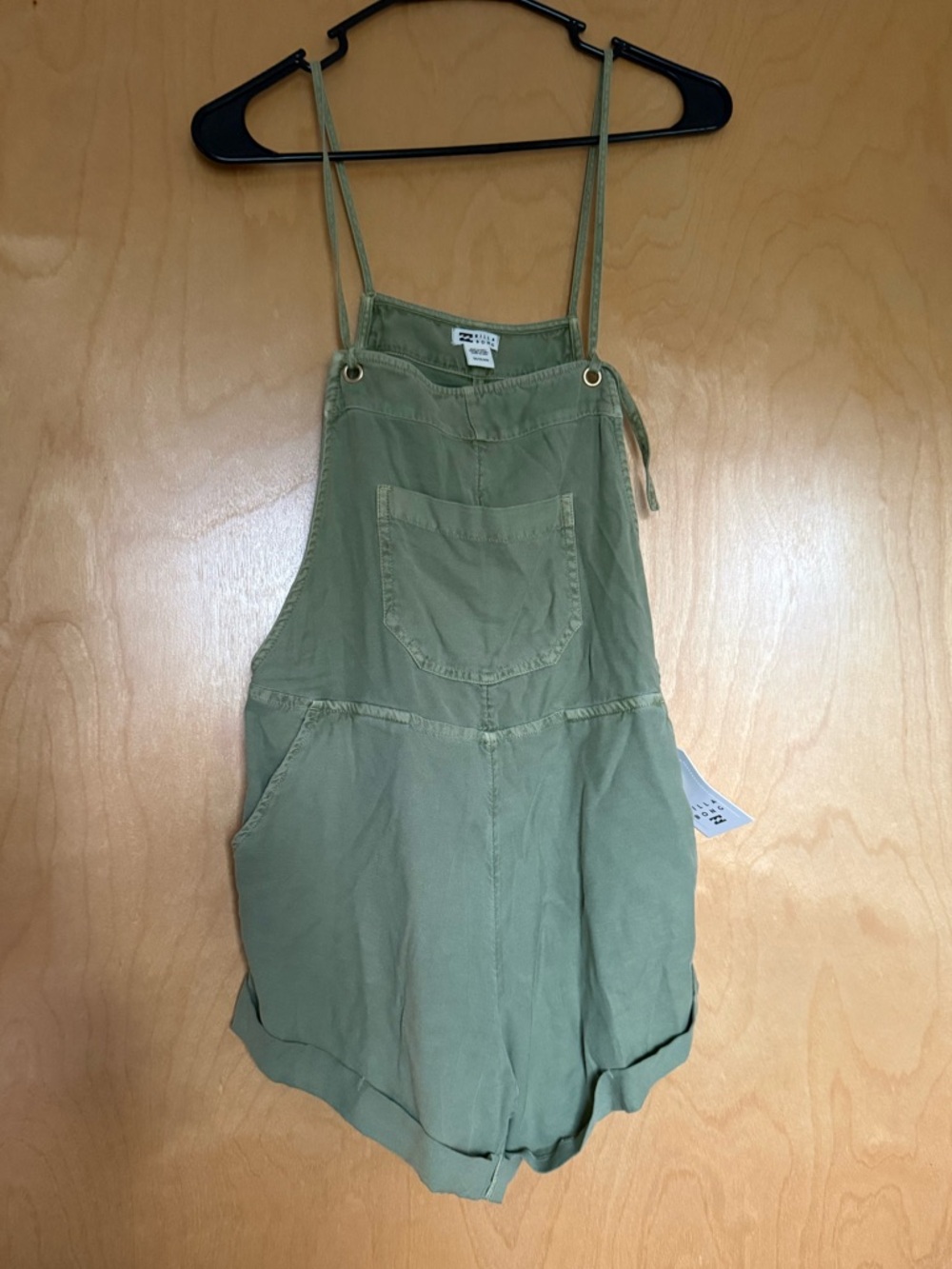 Billabong Olive Green Lightweight Romper Shorts NWT
